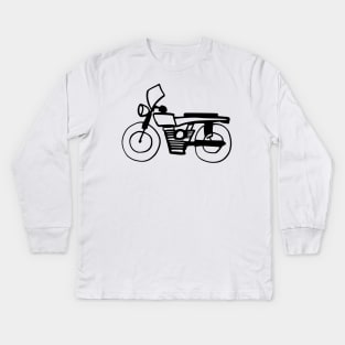 motorcycle Kids Long Sleeve T-Shirt